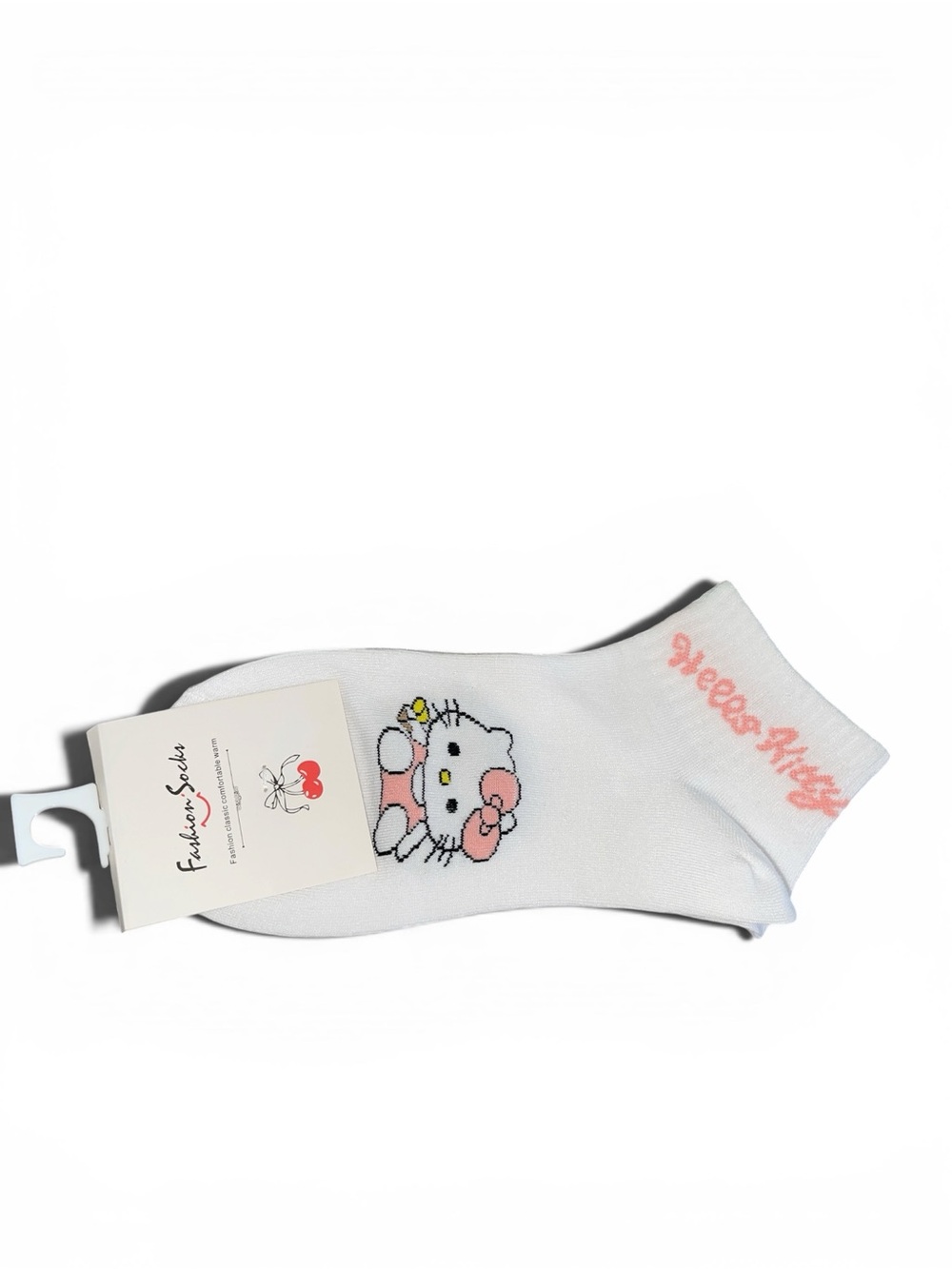 HELLO KITTY SCRIPTED FASHION SOCKS